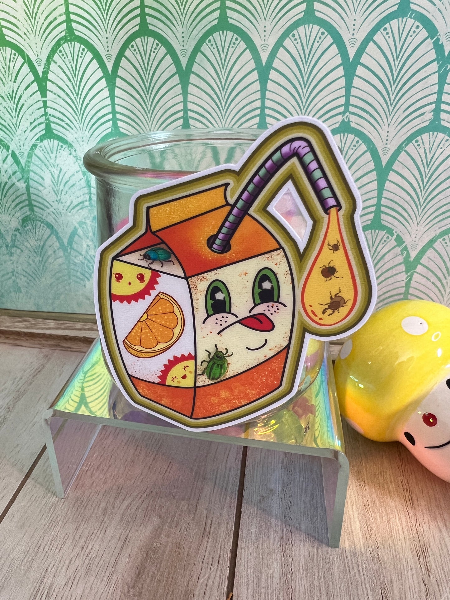 Beetle Juice Vinyl Sticker